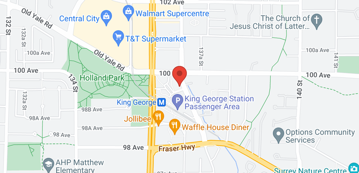 map of 2609 9981 WHALLEY BOULEVARD